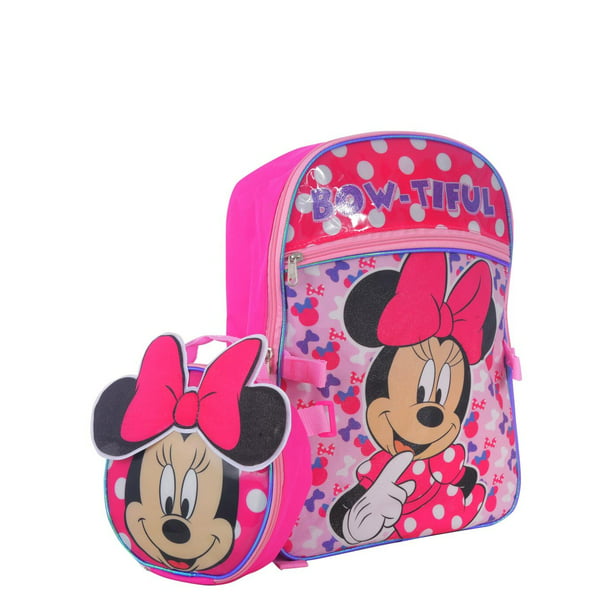 Disney Junior Minnie Mouse 10" Mini Backpack Girl's Book Bag